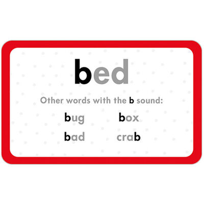 Ready Set Learn: Letter Sounds Phonics Flashcards image number 3