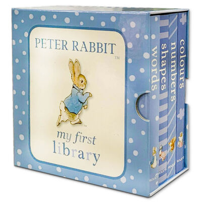 Beatrix Potter Peter Rabbit: My First Library 4 Book Collection image number 1