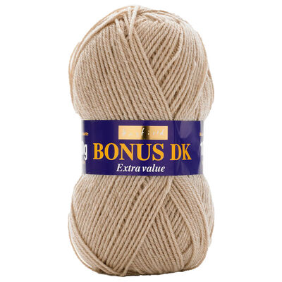 Bonus DK: Oatmeal Yarn 100g image number 1