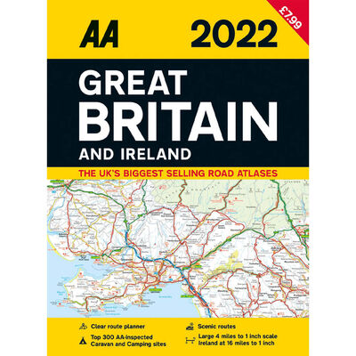 AA 2022 Great Britain and Ireland Road Atlas image number 1