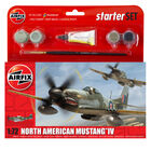 Airfix 1:72 North American Mustang Iv Starter Set image number 1