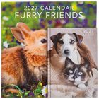 Furry Friends Square Calendar and A5 Diary Set 2027 image number 1