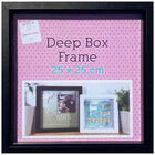 Black Deep Box Frame - 25cm x 25cm image number 1