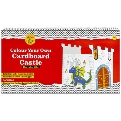 Colour Your Own Cardboard Castle image number 1