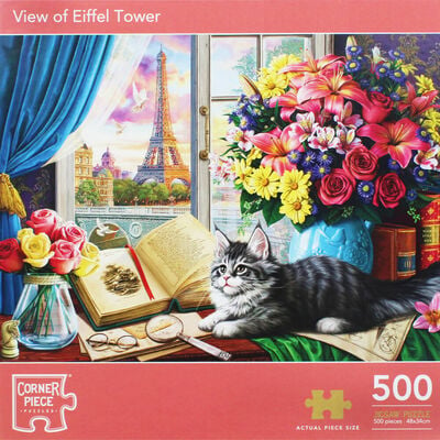 View of Eiffel Tower 500 Piece Jigsaw Puzzle image number 1
