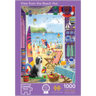 View from the Beach Hut 1000 Piece Jigsaw Puzzle image number 1