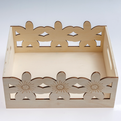 Wooden Flower Crate image number 3