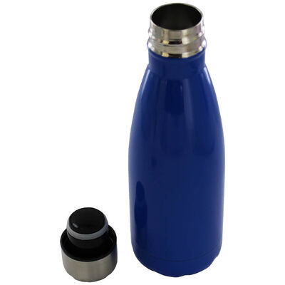 Abstract Metal Water Bottle: Blue image number 2