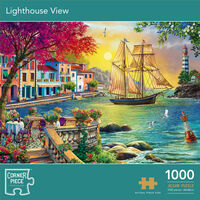 Lighthouse View 1000 Piece Jigsaw Puzzle