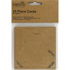 25 Kraft Wedding Place Cards image number 1