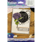 Crafter's Companion Collage Photopolymer Stamp - Heartfelt Wishes image number 1
