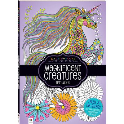 Magnificent Creatures and More: Kaleidoscope Colouring image number 1
