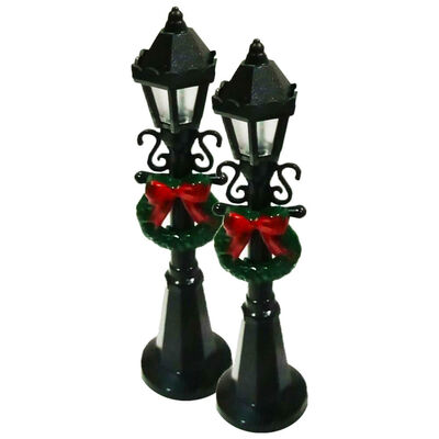 Mini Resin Street Lanterns: Set of 2 image number 1