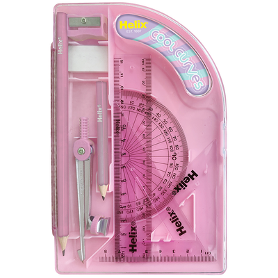 Helix Cool Curves Pastel Maths Set: Assorted image number 2