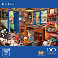 Man Cave 1000 Piece Jigsaw Puzzle