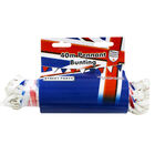 Red, White and Blue 40m Pennant Bunting image number 1