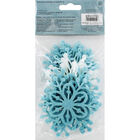 Winter Woodland Die Cut Felt Snowflakes - 12 Pack image number 2