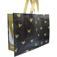 Multi Heart Shopper Bag