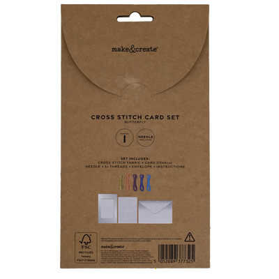 Butterfly Cross Stitch Card Set image number 2