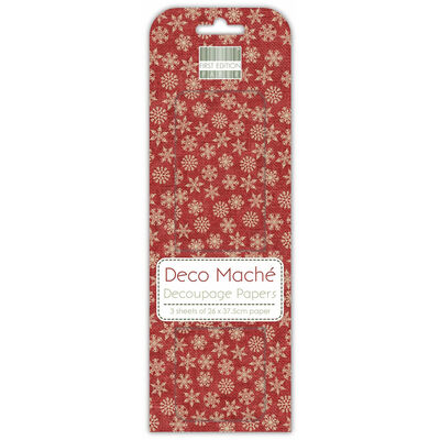 Snowflakes Decoupage Papers image number 1