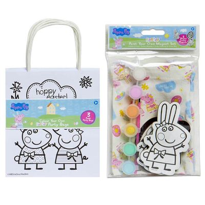 Peppa Pig Easter Paint & Colour Your Own Decorations Bundle image number 3