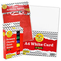 Apron, Paint Sticks and Card Bundle
