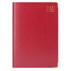 A4 Red Luxury 2021 Day a Page Diary image number 1