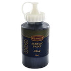 Boldmere Black Acrylic Paint: 500ml image number 1