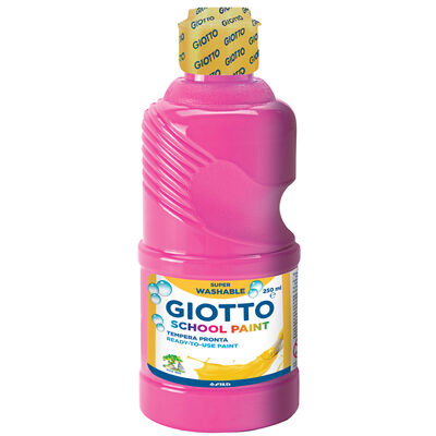 Giotto Pink School Paint 250ml image number 1