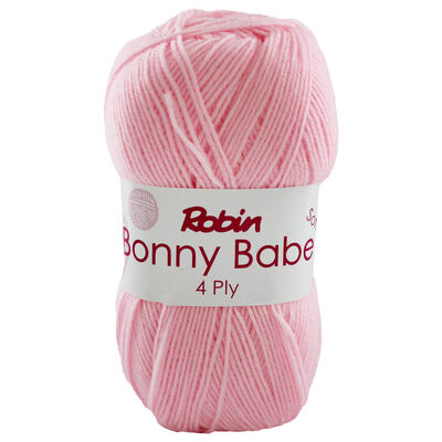 Robin Bonny Babe: Pink 4ply Yarn 100g image number 1