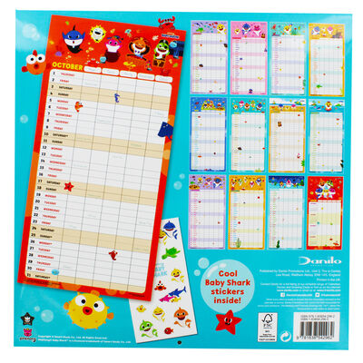 Baby Shark Family Calendar 2020 image number 3