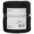 Trimits: Black Cotton Macrame Cord 87m x 4mm image number 1