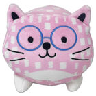 Cute Crew PlayWorks Hugs & Snugs Plush Toy: Pink Spotty Cat image number 1