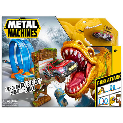 Large Metal Machines T-Rex Attack Playset image number 1