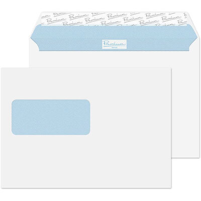 White Wove Window Envelopes C5 Pack of 25 image number 1