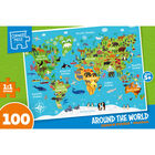Around the World 100 Piece Jigsaw Puzzle image number 1