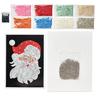 Christmas Sequin Craft Kit: Santa image number 2