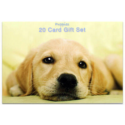 Puppies Card Wallet Set: Pack of 20 image number 1