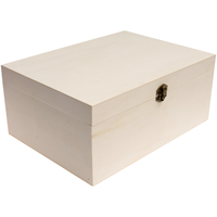 Medium Wooden Box: 30 x 20 x 13cm