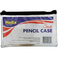 Helix Clear Pencil Case - Assorted