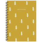 A5 Wiro Mustard Notebook image number 1