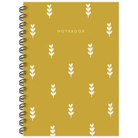 A5 Wiro Mustard Notebook