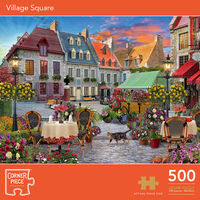 Village Square 500 Piece Jigsaw Puzzle