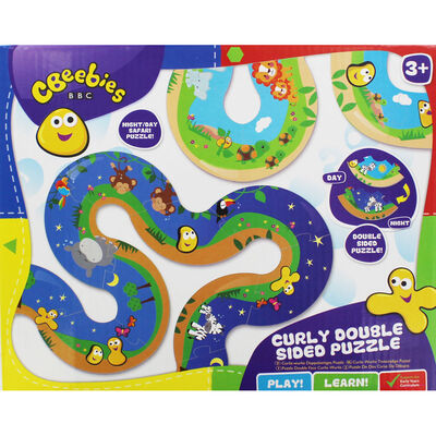 CBeebies Safari Curly Double Sided Puzzle image number 2