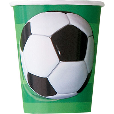 Football Paper Cups - 8 Pack image number 2