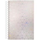 A5 Wiro Holographic Triangle Lined Notebook image number 1