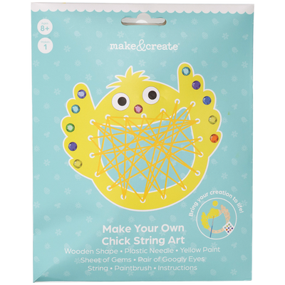 Make Your Own Chick String Art image number 1