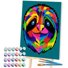 Splat Planet Pop Art Giant Painting By Numbers: Sloth image number 2