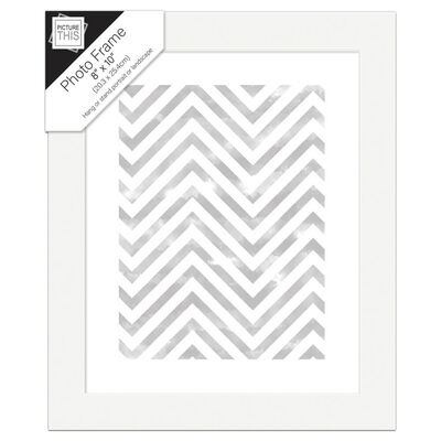 White Photo Frame: 8” x 10” image number 1