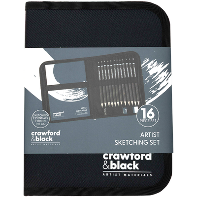 Crawford & Black Travel Sketch Set: 16 Piece Set image number 1